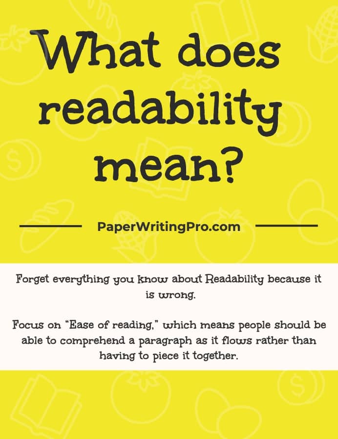 what does readability mean