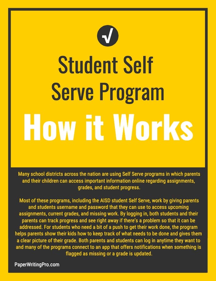 student self serve program