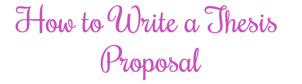 what is included in a journal format thesis proposal